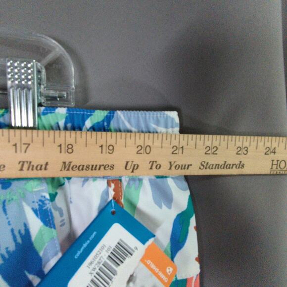 Columbia Bogata Bay Shorts Womens Plus 2X Tropical Print Stretch Omni Shield New - Picture 5 of 9